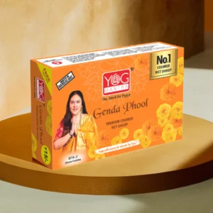 Yog Mantra Genda Phool Premium Colored Wet Dhoops - (pack of 12)