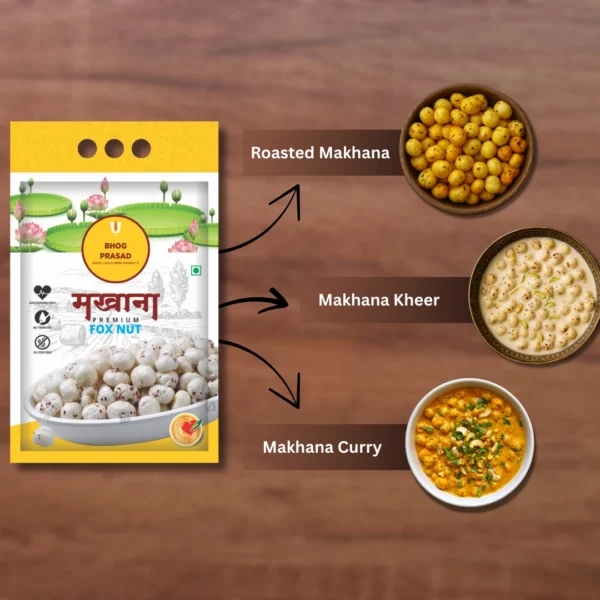 Bhog Prasad Premium Fox Nut (Makhana) - 250gm (Pack of 1) - Image 3