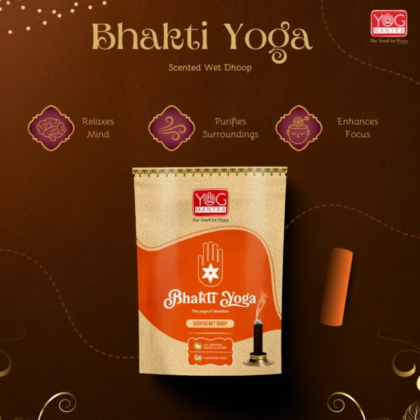 YogMantra Bhakti Yoga Premium Colorful Wet Dhoops - (pack of 1) - Image 4