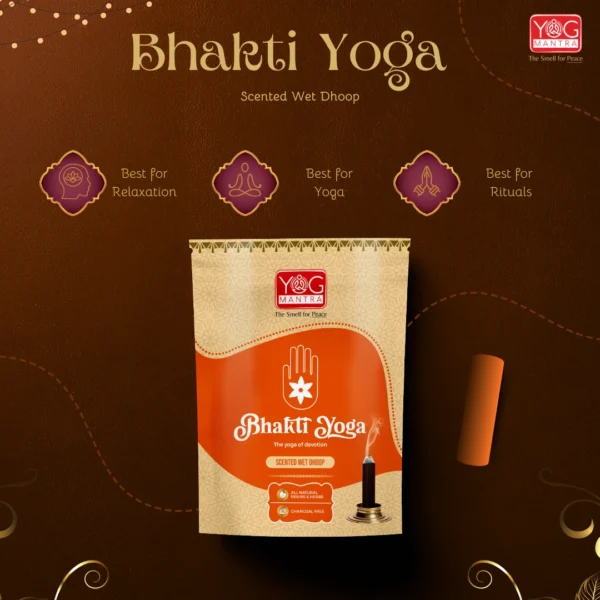 YogMantra Bhakti Yoga Premium Colorful Wet Dhoops - (pack of 1) - Image 3