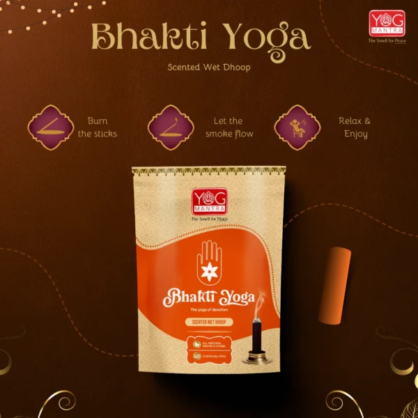 YogMantra Bhakti Yoga Premium Colorful Wet Dhoops - (pack of 1) - Image 2