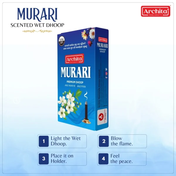 Baba Shyam Scented Wet Dhoop Murari - 27gm (Pack of 1) - Image 5
