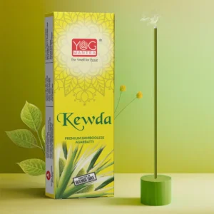 YogMantra Kewda Metallic Dhoopsticks - (pack of 1)