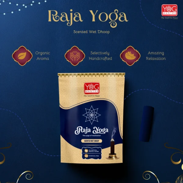 YogMantra Raja Yoga Premium Colorful Wet Dhoops - (pack of 1) - Image 2