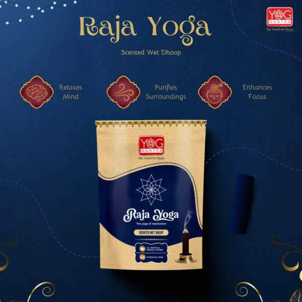 YogMantra Raja Yoga Premium Colorful Wet Dhoops - (pack of 1) - Image 5