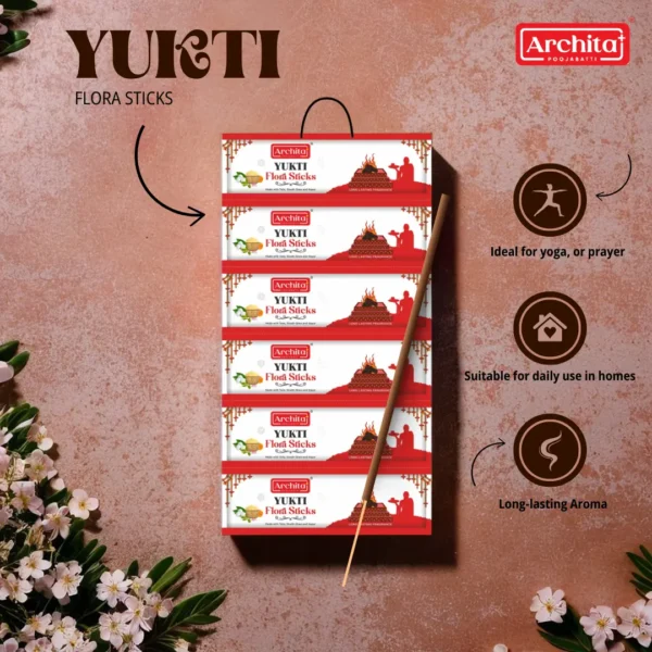 Archita Poojabatti Yukti Flora Incense Stick - (Pack of 1) - Image 3